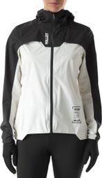 Chaqueta impermeable Millet Intense Pro 2.5L blanca/negra para mujer