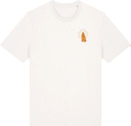 Çois Unisex 'Fietsen is Religie' T-Shirt Wit