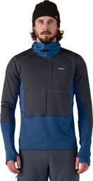 Patagonia R1 Hoody Fleece met capuchon Blauw voor heren