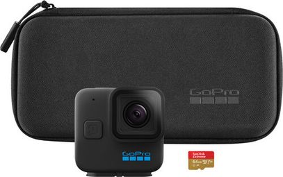 GoPro HERO11 Black Mini-actiecamera-set + microSD-kaart + hoesje