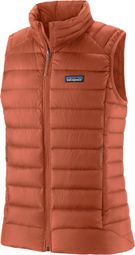 Women's Patagonia Down Sweater Orange Sleeveless Down Jacket