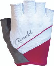 Guantes Roeckl Denice W117 Blanco / Morado Mujer