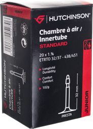 HUTCHINSON Inner Tube Junior BMX STANDARD 20'' x 1.3/8ème Presta 32mm