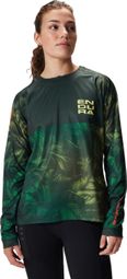 Maglia Endura Tropical LTD da donna a manica lunga verde