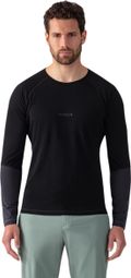 T-shirt lange mouwen Man Ayaq Mefonna Merinos Zwart
