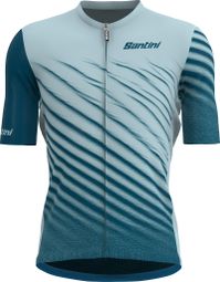 Maillot Santini Astro manga corta Azul