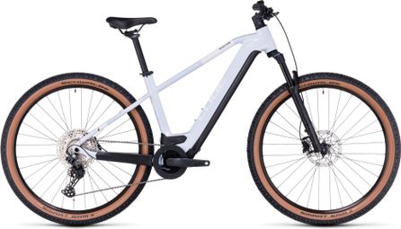 Cube reaction hybrid pro 625 mtb rígida eléctrica shimano deore 11s 625 wh 29'' flash blanco 2023