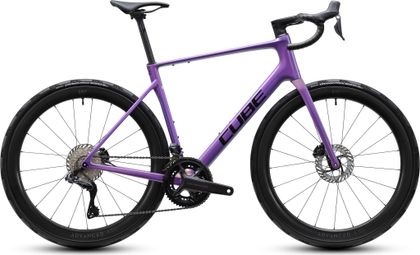 Bicicleta de carretera Cube Attain C:62 SLT Shimano Ultegra Di2 12V 700 mm Violeta Cósmico 2027
