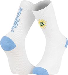 Chaussettes BV Sport Light Run ''Méditerranée'' Blanc/Bleu