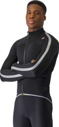 Castelli Ultra Rain Cape Wasserdichte Jacke Schwarz/Silber