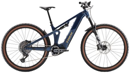 VTT Électrique Tout-Suspendu Trek Powerfly+ FS 8 Sram GX AXS T-Type 12V 800Wh 27.5'' Bleu Gén. 4