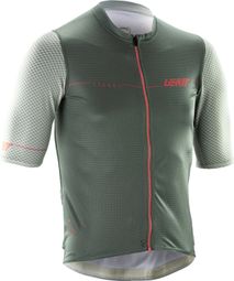 Heren Leatt Endurance 6.0 Korte Mouw Jersey Groen
