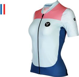 Lebram Aspin Pistachio Maillot de manga corta para mujer Ajuste