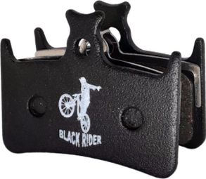 Paires de Plaquettes BLACK RIDER pour HOPE E4 Semi-métallique  Agressif