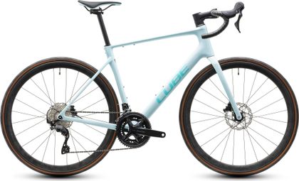 Cube Attain C:62 Race Rennrad mit Shimano 105 12-Gang-Schaltung, 700 mm, Frostymint-Grün, 2027