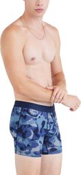 Boxer Saxx DropTemp Cooling Cotton Fly (Pack de 2) Daybreak Camo/Noir Homme