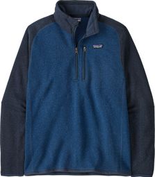 Patagonia Better Sweater 1/4 Zip Polar Fleece Blue Man