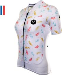 LeBram La Faye Women's Short Sleeve Jersey White Adjusted Fit