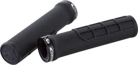 Paire de poignées vélo - 128 mm - noir