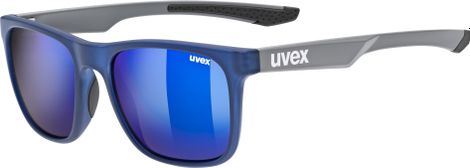 Uvex LGL 42 Brille Grau/Spiegelgläser Blau