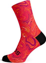 Paire de Chaussettes - Marble Orange Socks