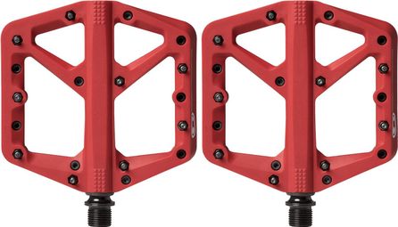 Paire de Pédales Plates Crankbrothers STAMP 1 Rouge