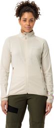 Veste Polaire Femme Vaude Monviso Blanc Ecru