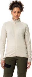 Women's Vaude Monviso Fleece Jacket White Ecru