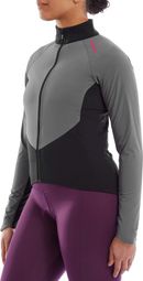 Maillot de manga larga Altura Mujer Gris/Negro