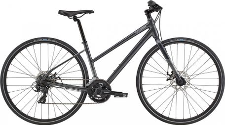 V lo de Ville Fitness Femme Cannondale Schnelle Damen 5 Remixte Shimano Turnier 7V 700 mm Graphitgrau