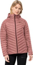 Doudoune Femme Jack Wolfskin Passamani Hoody Rose - Produit Reconditionné