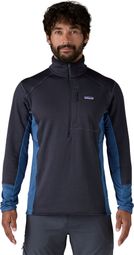 Patagonia R1 1/2 Zip Vellón azul para hombre