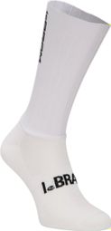 Paar LeBram Race Aero-sokken, wit