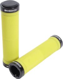 Poignées Lock-On BMX KHE 135 mm légères avec embouts