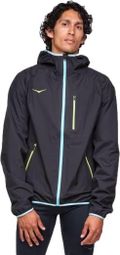 Chaqueta impermeable Hoka Tecsky Negra Hombre