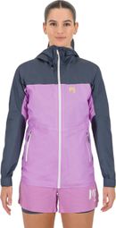 Karpos Lavaredo Rain Evo Waterdicht Damesjack Blauw/Roze