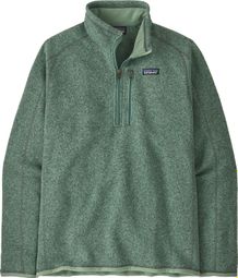 Patagonia Better Sweater 1/4 Zip Polar Fleece Green Man