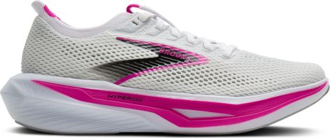 Brooks Hyperion 3 Running Shoes, White/Pink, Women's