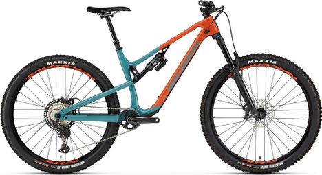 Rocky Mountain Instinct Carbon 70 Shimano XT 12V 29'' Volledig geveerde mountainbike Blauw Oranje 2023