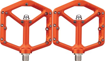 Paire de Pédales Plates Neatt Composite 8 Picots Orange
