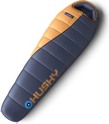 Husky sac de couchage momie Enjoy Plus -25°C - 220 cm - Bleu avec Orange