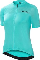 Maillot Manga Corta Mujer Spiuk Anatomic Azul Turquesa