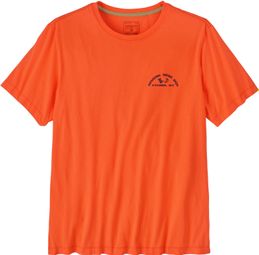 T-Shirt Manches Courtes Patagonia Repair Shop Orange Homme