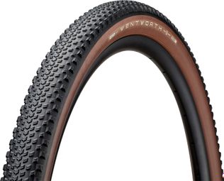 Pneu Gravel American Classic Wentworth 700 mm Tubeless Ready Souple Stage 5S Armor Rubberforce G Flancs Marrons