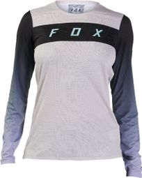 Fox Women's Flexair Race Long-Sleeve Jersey White