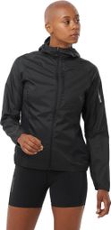 Veste coupe-vent Salomon Bonatti Cross Wind Noir Femme