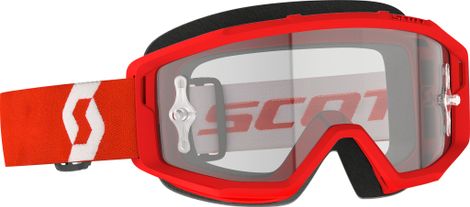 Scott Primal Clear Goggle Red/Clear Screen