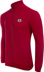 Sweatshirt LeBram Ecusson Zippé Winery / Red