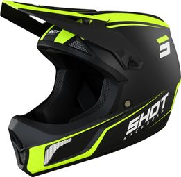 Casque Intégral Enfant Shot Rogue Level Noir Jaune Mat