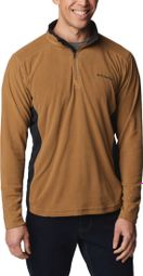 Vellón Columbia Klamath Range II Half Zip Marrón